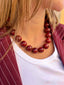 Collier CLÉLIE Bordeaux