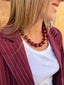 Collier CLÉLIE Bordeaux