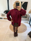 Veste TEDDY Bordeaux