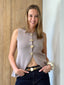 Gilet ESMÉ Taupe